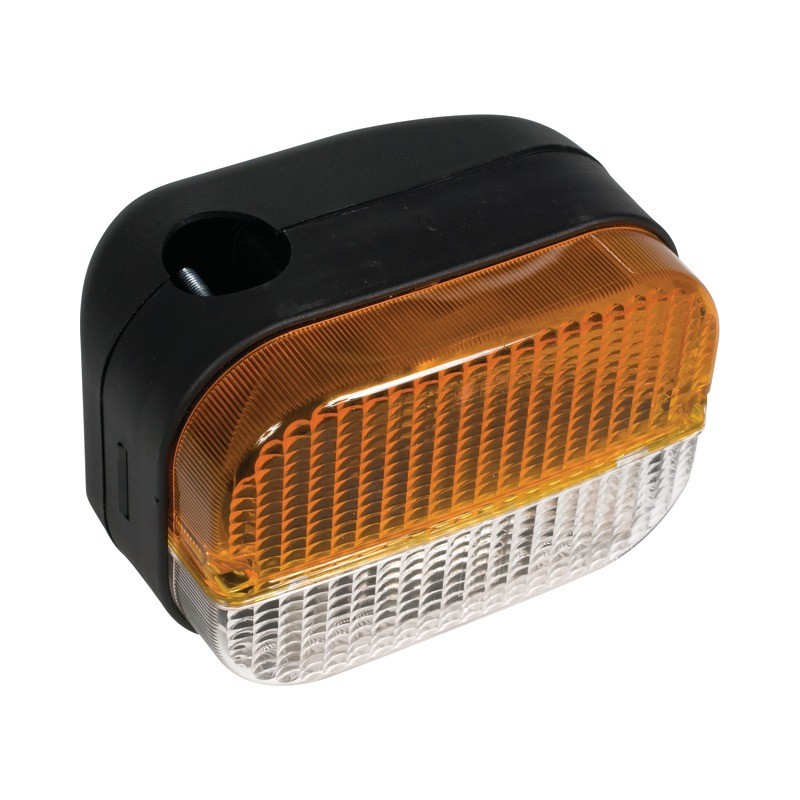 FEU DE POSITION ET CLIGNOTANT GAUCHE MONTAGE SUR TUBE