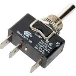 INTERRUPTEUR A LEVIER UNIPOLAIRE (ON) OFF (ON)