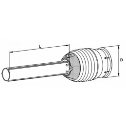 DEMI PROTECTEUR EXTERIEUR PGH20 LG1000 GORGE 77