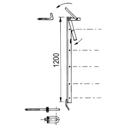 KIT FERMET. BARRIERE 1.20M ASS EMBLE
