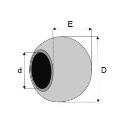 ROTULE INFERIEURE CATEGORIE 3HD 37X64 LG 45MM WALTERSCHEID
