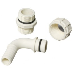 RACCORD TOURNANT 90° + UNION