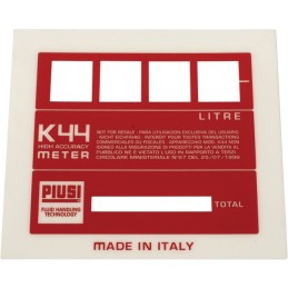 PLAQUE COMPTEUR K44 PIUSI