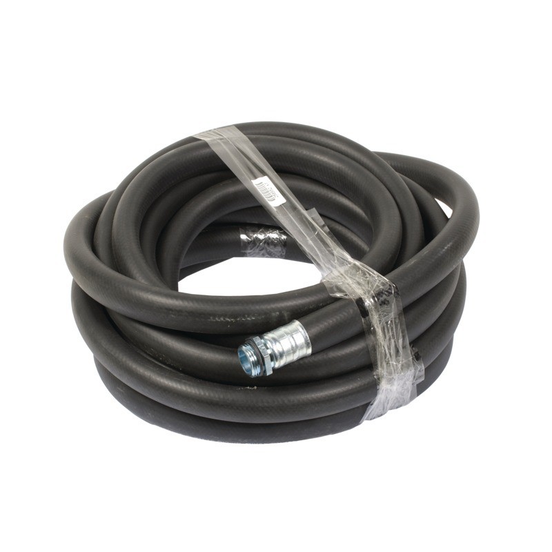 FLEXIBLE  REFOULEMENT GASOIL HUILE 10M D25MM AVEC RACC 1 PIUSI