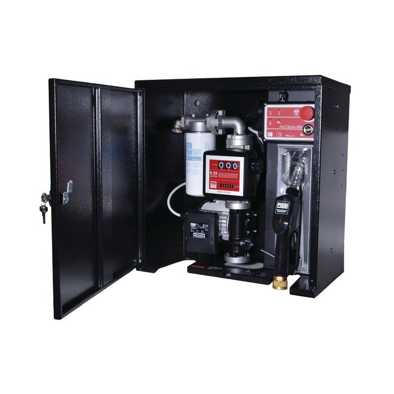 STATION DE TRANSFERT GASOIL ARMOIRE CLE 56L/MN ST BOX PIUSI