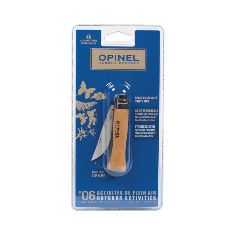 BLISTER COUTEAU OPINEL INOXYDABLE N 06