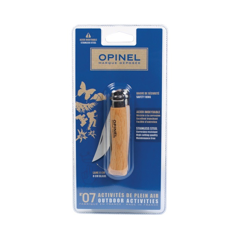 BLISTER COUTEAU OPINEL INOXYDABLE N°07