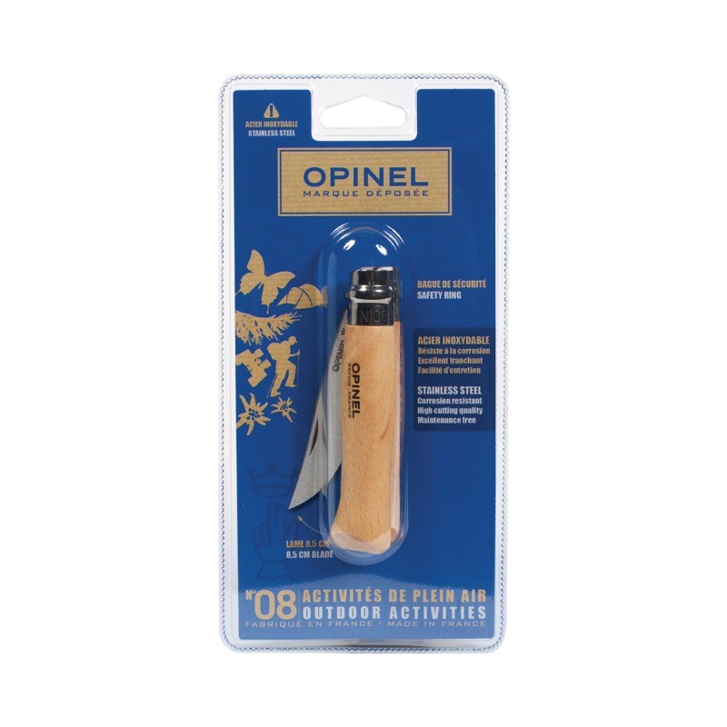 BLISTER COUTEAU OPINEL INOXYDABLE N°08