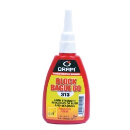 FIXATION DE BAGUE FORTE JEU MOYEN BLOCK BAGUE 60 FLACON 50ML