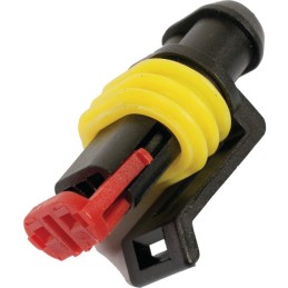 CONNECTEURS ETANCHE MALE 2 VOIES AMP SUPERSEAL 1,5MM BOITE DE 10