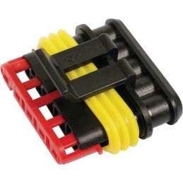 CONNECTEURS ETANCHE MALE 5 VOIES AMP SUPERSEAL 1,5MM BOITE DE 5