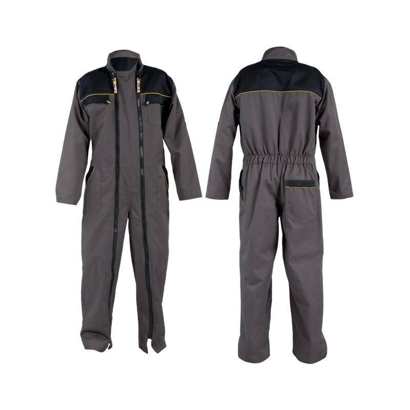 COMBINAISON DOUBLE ZIP 4 ANS GRIS/NOIR