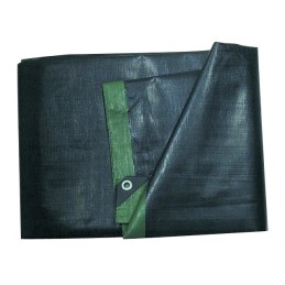 BACHE ULTRA LOURDE BLEU/VERT 240GR/M2   3X5 M