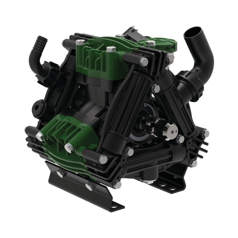 POMPE PULVERISATEUR BASSE PRESSION UDOR ZETA 140 3 PISTONS 135 L/MIN 20 BAR ARBRE SIMPLE 1''3/8Z6