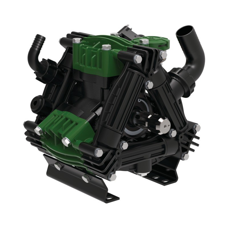 POMPE PULVERISATEUR BASSE PRESSION UDOR ZETA 140 3 PISTONS 135 L/MIN 20 BAR ARBRE DOUBLE 1''3/8Z6