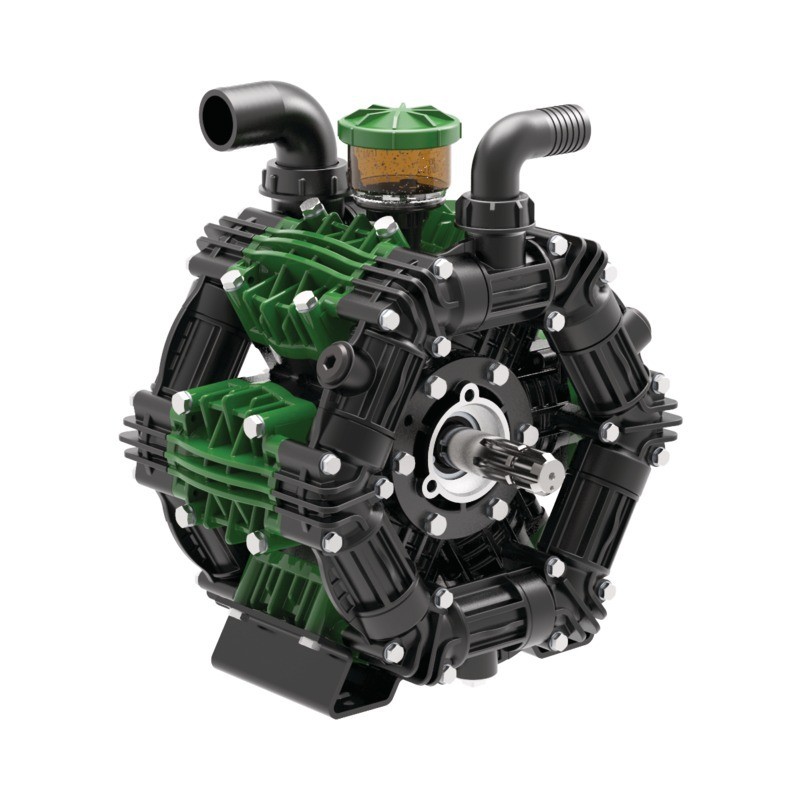 POMPE PULVERISATEUR BASSE PRESSION UDOR ZETA 300 6 PISTONS 295 L/MIN 20 BAR ARBRE DOUBLE 1''3/8Z6