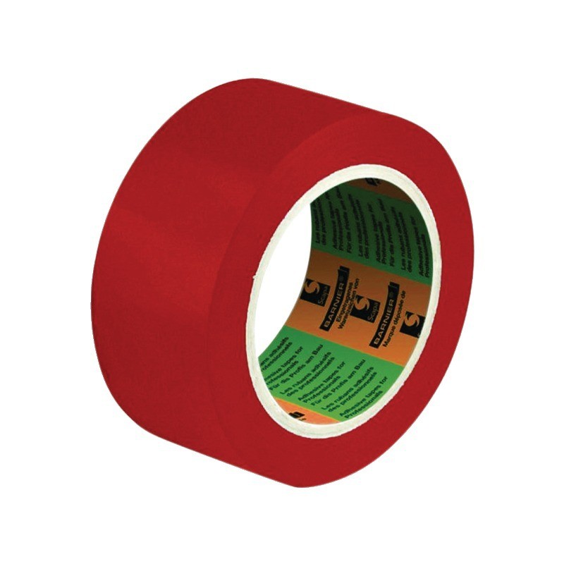 ADHESIF SIGNALISATION ROUGE 50X33M EP 0,16 MM BARNIER 2721