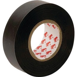 RUBAN ADHESIF DE MARQUAGE PVC ELECTRIQUE NOIR 19MM X 10M BARNIER