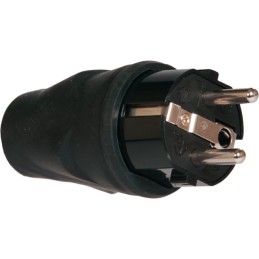 FICHE MALE 16A 230V 2P+T IP44 NORME FRANCO ALLEMANDE