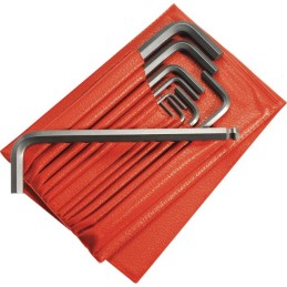 CLES MALES 6 PANS LONGUE EN POUCE TROUSSE DE 10 CLES FACOM