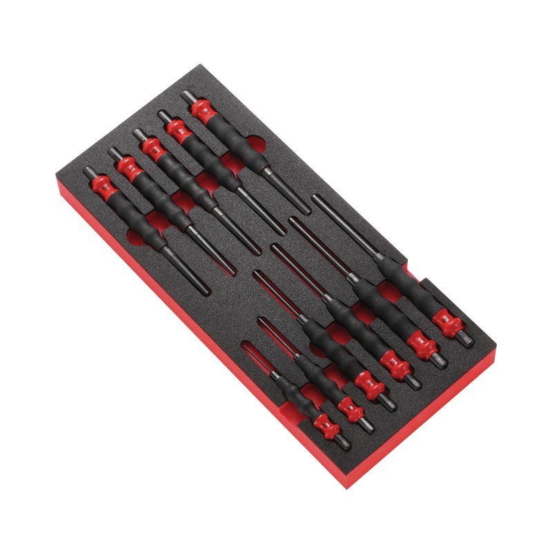 CHASSES GOUPILLES ET CLOUS AVEC POIGNEE PROTECTION MODULE DE 11 PIECES FACOM