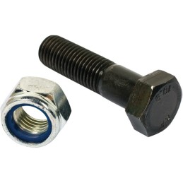 BOULON + ECROU FREIN 16X2X60 LG FILETEE 40 MM 10.9