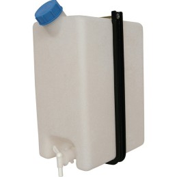 KIT BIDON LAVE MAIN 15L + SUP PORT - BLANC