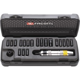 TOURNEVIS A FRAPPER 1/2" COFFRET DE 21 PIECES FACOM