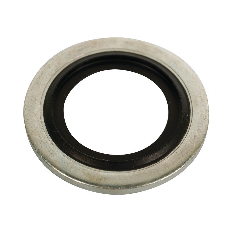 JOINT ACIER+LEVRE CAOUTCHOUC 16,7X24X1,5 SACHET DE 10