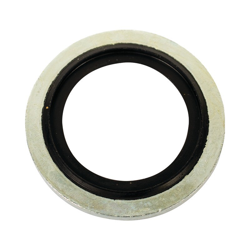 JOINT ACIER+LEVRE CAOUTCHOUC 22,7X30X2 SACHET DE 10