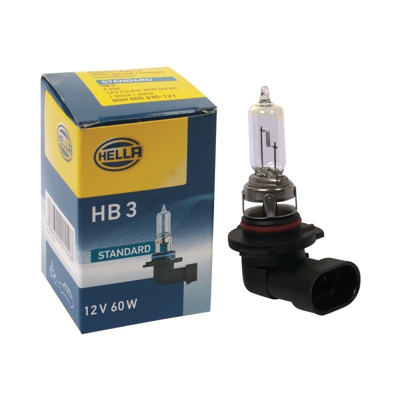 AMPOULE HALOGENE HB3 12V 60W CULOT P20D HELLA