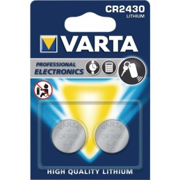 PILE LITHIUM CR2430 3V BLISTER DE 2 VARTA