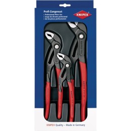 PINCE MULTIPRISE COBRA LG 180-250-300 MM JEU DE 3 KNIPEX