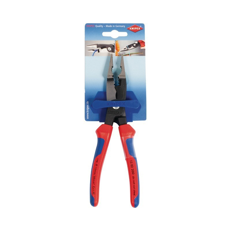 PINCE ELECTRICIEN MULTIFONCTION POUR INSTALATION ELECTRIQUE LG 200 MM KNIPEX
