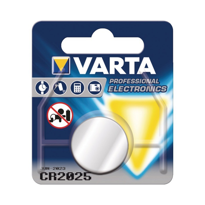 PILE LITHIUM CR2025 3V BLISTER VARTA