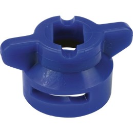 ECROU HARDI BLEU 8MM ERGOTS FINS