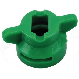 ECROU HARDI VERT 8MM ERGOTS FINS