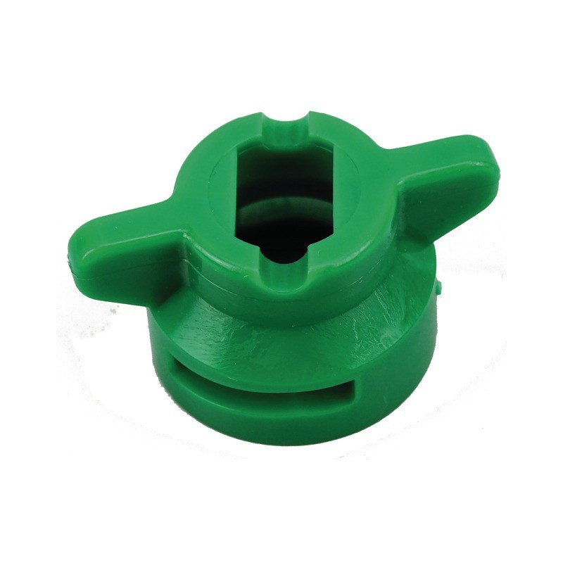 ECROU HARDI VERT 8MM ERGOTS FINS