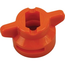 ECROU HARDI ORANGE 8MM ERGOTS FINS