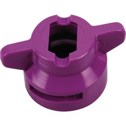 ECROU HARDI LILAS 8MM ERGOTS FINS