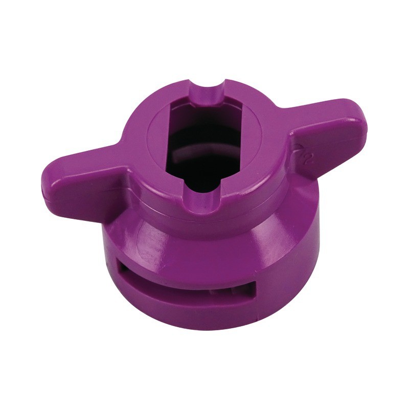 ECROU HARDI LILAS 8MM ERGOTS FINS