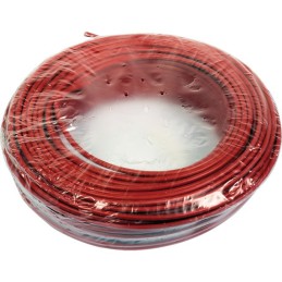 FIL MONOCONDUCTEUR ROUGE 6mm² ROULEAU DE 50M