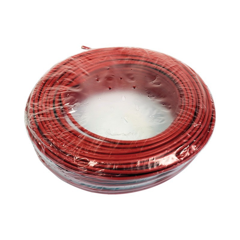 FIL MONOCONDUCTEUR ROUGE 6mm² ROULEAU DE 50M