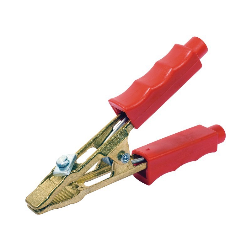 PINCE DE DEMARRAGE ROUGE 25MM2 EN LAITON