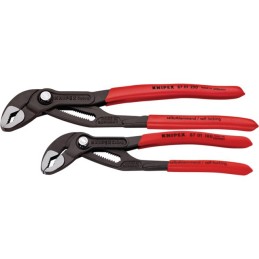 PINCE MULTIPRISE COBRA LG 180-250 MM JEU DE 2 KNIPEX