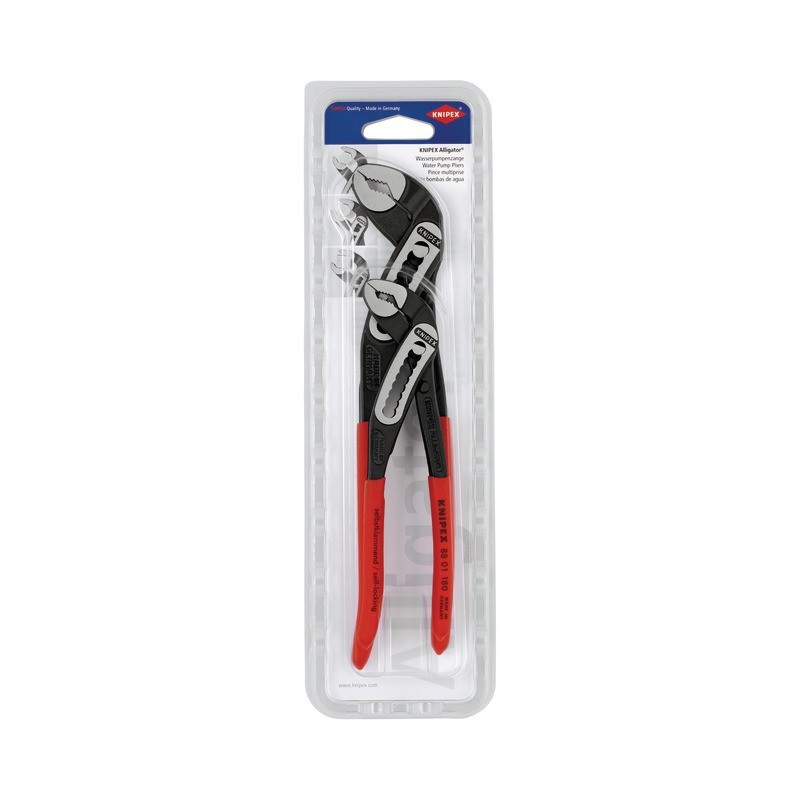 PINCE MULTIPRISE ALLIGATOR LG 180-250 MM BLISTER DE 2 KNIPEX