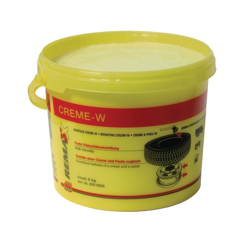 CREME DE MONTAGE PNEU W JAUNE SEAU DE 5KG
