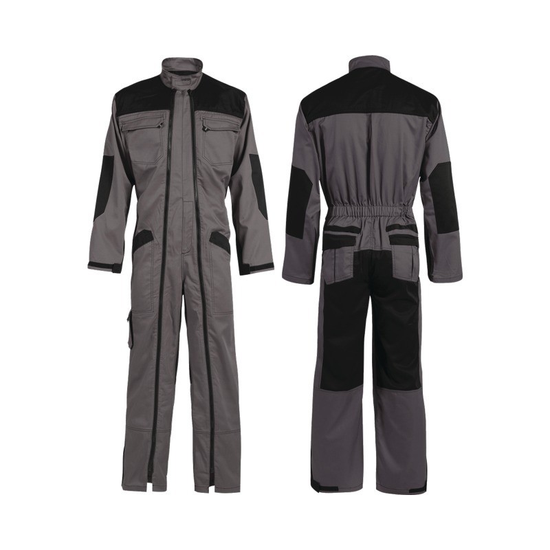 COMBINAISON DOUBLE ZIP TAILLE L GRIS/NOIR