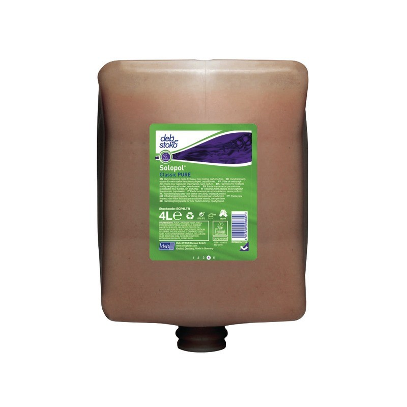 SAVON SOLOPOL CLASSIC PURE SALISSURES FORTES RECHARGE 4 LITRES