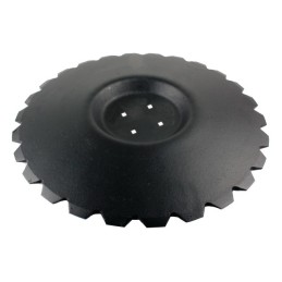 DISQUE CRENELE FOND PLAT Ø450X4 4 TROUS TYPE UNIA AGRIPOWER